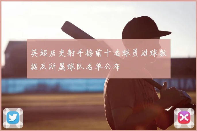 英超历史射手榜前十名球员进球数据及所属球队名单公布